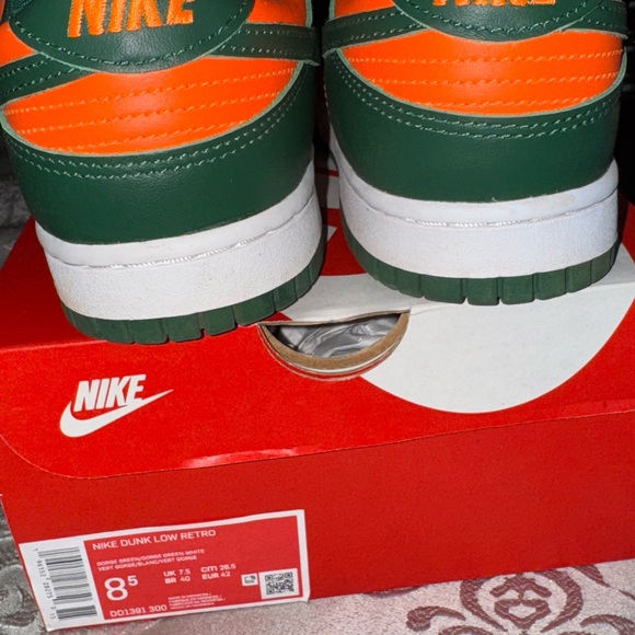 Orange and Green Nike Dunks - Picture 4 of 8